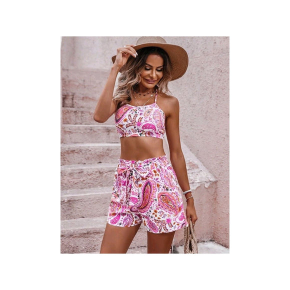 Boho Layla Cop Top & Short Set - Coco & Lilly