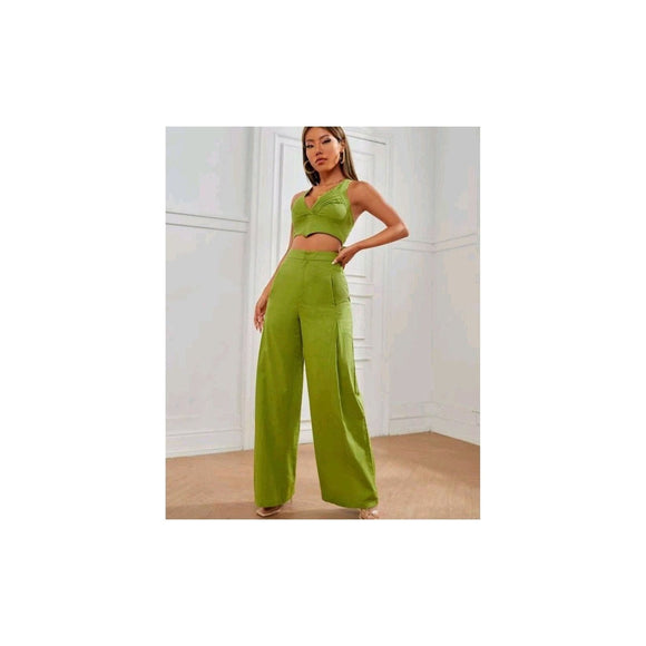 Cropped Top & Pants Set - Coco & Lilly