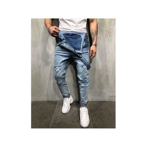 Slate Gray Distressed Kyle Skinny Jeans