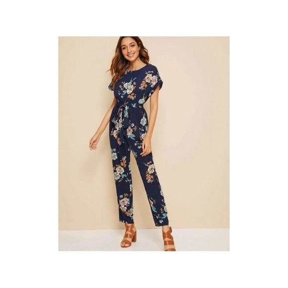 Floral Print Jumpsuit - Coco & Lilly