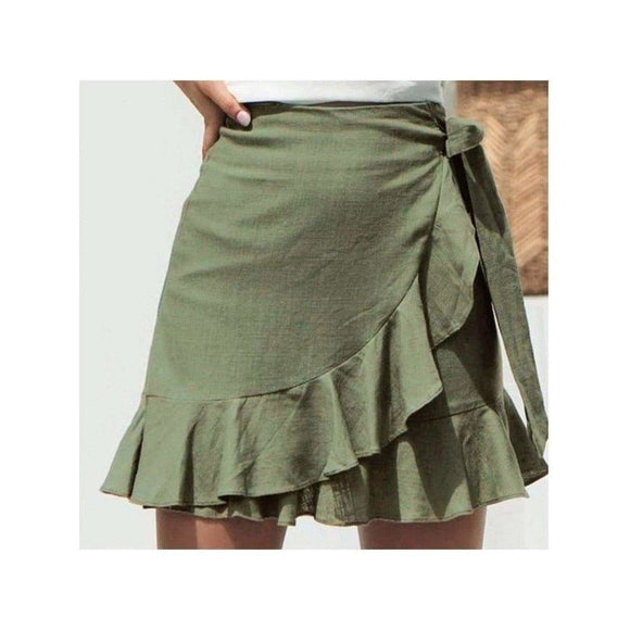 Dim Gray Louis Sexy Mini Skirt